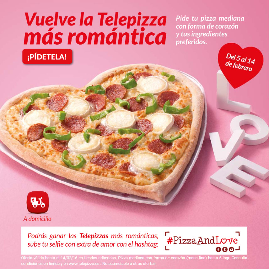 Marketing i Sant Valentí - Telepizza